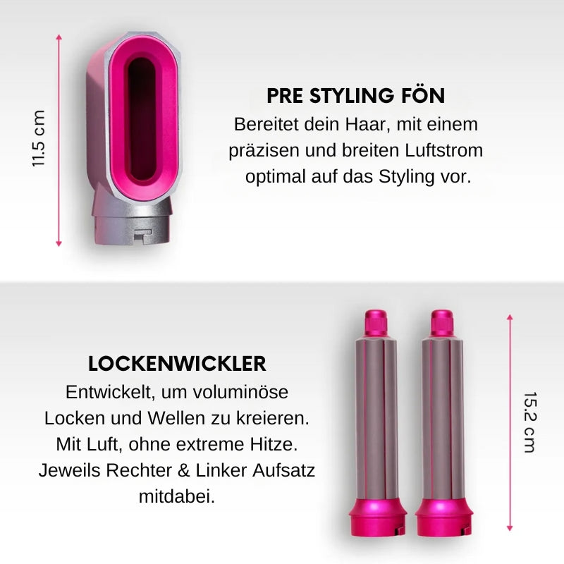 MultiPro 5in1 Hairstyler Set - Föhnen, Glätten & Locken mit einem Gerät