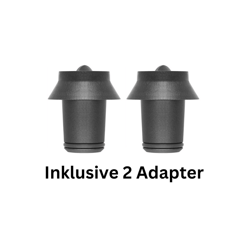 Lockenaufsatz für beide Seiten inkl. 2 Adapter