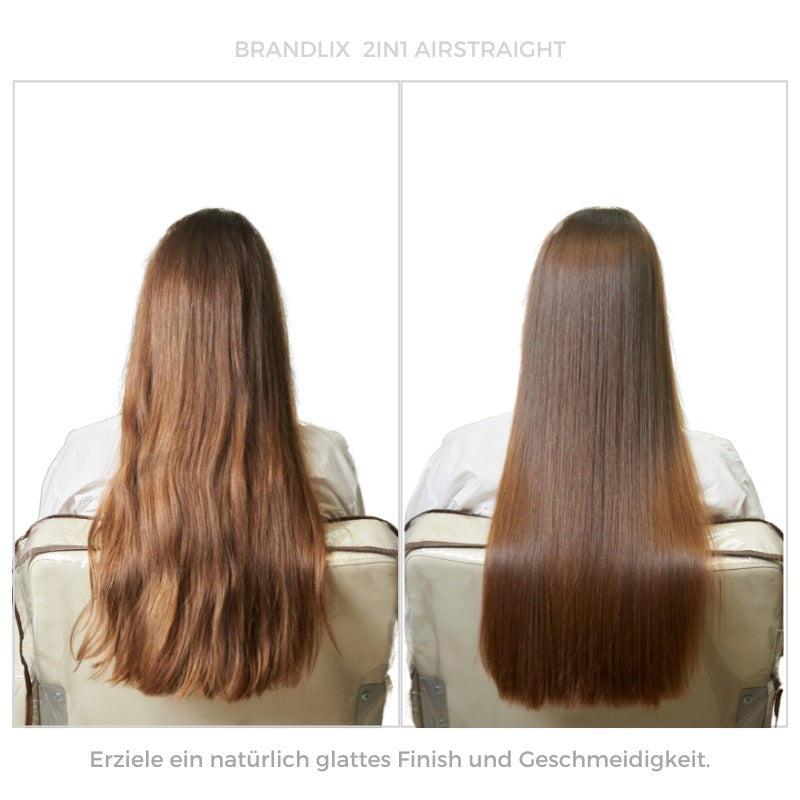 Brandlix AirStraight – Föhn & Haarglätter in einem | Schonendes Haarstyling