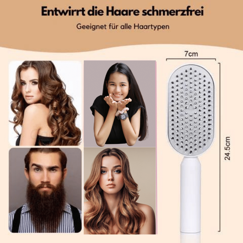 Premi-Selbstreinigende 3D Haarbürste